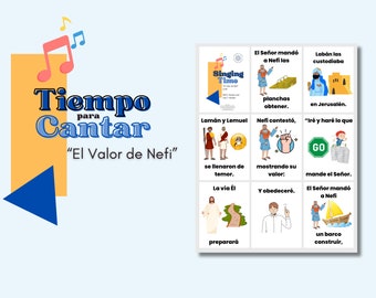 LDS Singing Time | El Valor de Nefi | Musica de Primaria | Singing Time flipchart for Primary Come Follow Me | Ven Sigueme