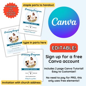 2026 Old Testament Primary Program Script: Customizable LDS Presentation Kit (Digital Download) image 9