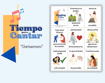 LDS Primary Spanish Singing Time Flipchart: Getsemani (Digital Download)