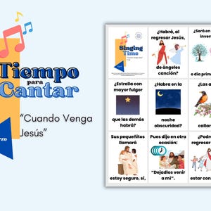 LDS Singing Time | Cuando venga Jesús | Musica de Primaria | Singing Time flipchart for Primary Come Follow Me | Ven Sigueme
