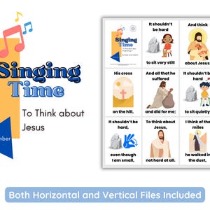 2025 LDS-zangtijd | Nadenken over Jezus | Flip-over met zangtijd voor het basisonderwijs Come Follow Me | Chorister LDS | Primair direct downloaden