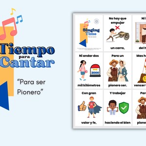 LDS Singing Time | Para ser pionero | Musica de Primaria | Singing Time flipchart for Primary Come Follow Me | Ven Sigueme