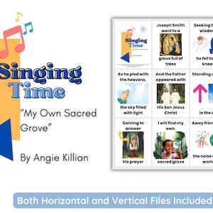 LDS Singing Time | My Own Sacred Grove Angie Killian | Primary Music | Singing Time Flip Chart Primary Come Follow Me | D & C 2025 Primary