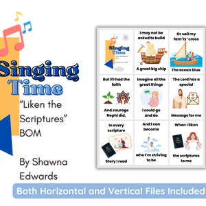 LDS Primary Singing Time Flip Chart: Liken the Scriptures (Digital Download)