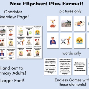 2023 LDS Singing Time | Gethsemane | Primary Music | Singing Time Flip Chart for Primary Come ...