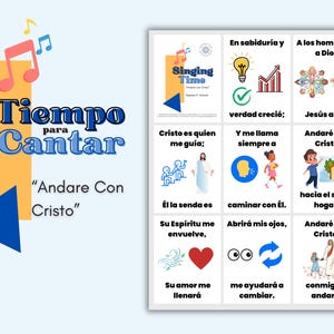 LDS Singing Time | Andare Con Cristo | Musica de Primaria | Singing Time flipchart for Primary Come Follow Me | Ven Sigueme