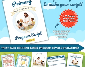 Basisprogrammascript Oude Testament 2026: aanpasbare LDS-presentatiekit (digitale download)