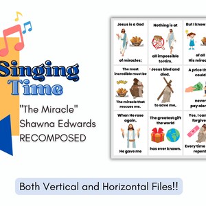 LDS Singing Time | The Miracle Recomposed | Primary Music | Singing Time Flip Chart for Primary Come Follow Me | Chorister LDS