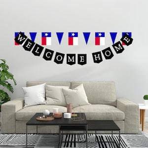 Welcome Home Pennant Banner | Missionary Sign | Personalized Mission ...