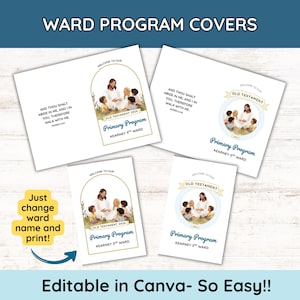 2026 Old Testament Primary Program Script: Customizable LDS Presentation Kit (Digital Download) image 10