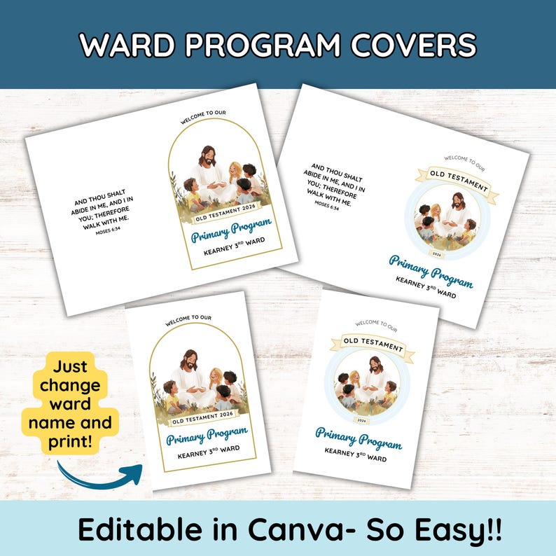 2026 Old Testament Primary Program Script: Customizable LDS Presentation Kit (Digital Download) image 10