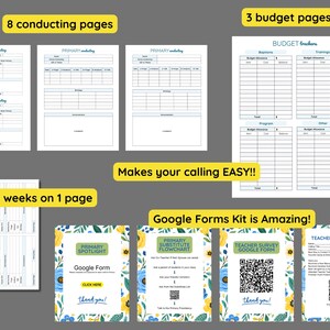 K&ouml;nnte beinhalten: Ein digitales Organisationsset mit druckbaren Seiten f&uuml;r die Leitung von Versammlungen und Budgetverfolgung. Enth&auml;lt Vier-Wochen-Planungsbl&auml;tter, Google-Formulare f&uuml;r Prim&auml;r-Spotlights, Vertretungs-Flussdiagramme und Lehrerinformationsbl&auml;tter.