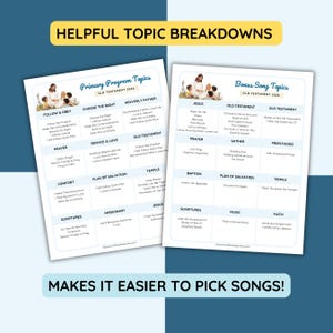 2026 Old Testament Primary Program Script: Customizable LDS Presentation Kit (Digital Download) image 8