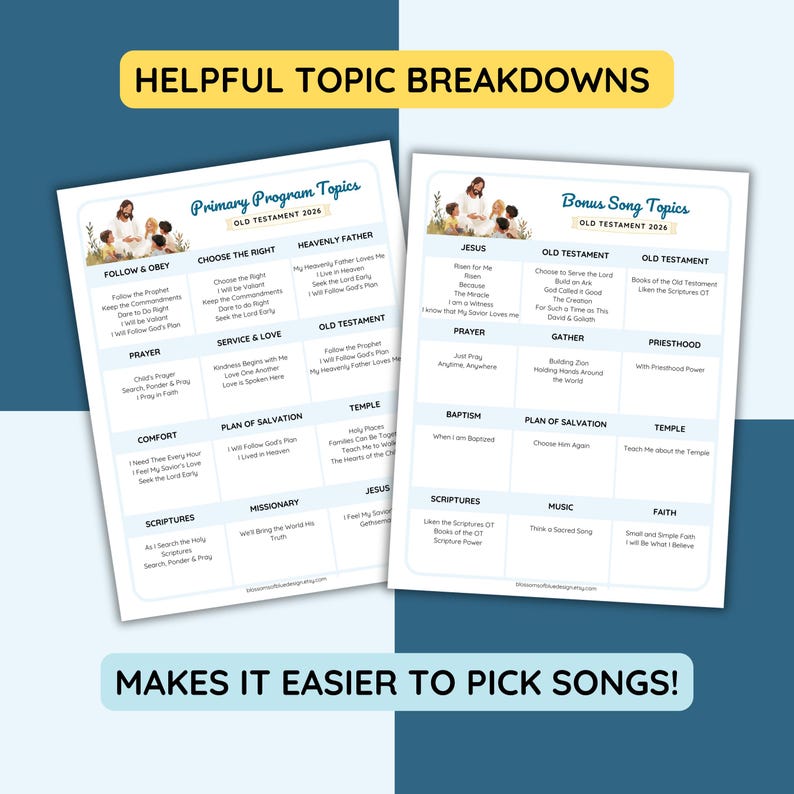 2026 Old Testament Primary Program Script: Customizable LDS Presentation Kit (Digital Download) image 8