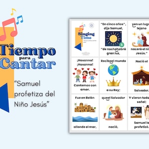 Samuel profetiza del Niño Jesús | LDS Singing Time blädderblock | Spansk primärmusik | (Samuel berättar om Jesusbarnet) | Julbilder
