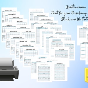 LDS Primary Presidency Planner Google Sheets Template Share With ...