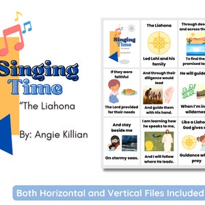 LDS Singing Time | The Liahona By Angie Killian | Primary Music | Singing Time Flip Chart for Primary Come Follow Me | LDS | Book of Mormon