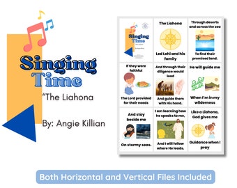 LDS Singing Time | The Liahona By Angie Killian | Primary Music | Singing Time Flip Chart for Primary Come Follow Me | LDS | Book of Mormon