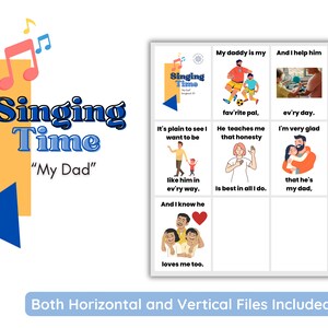 LDS Singing Time | My Dad | Primary Music | Singing Time Flip Chart for Primary | LDS | Father&#39;s Day Song