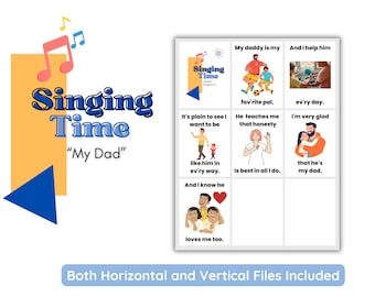 Tiempo para cantar SUD: Rotafolio de mi papá (Descarga digital)