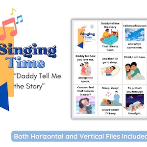 LDS Singing Time | Daddy Tell Me the Story | Primary Music | Singing Time Flip Chart for Primary | LDS | Father&#39;s Day Song