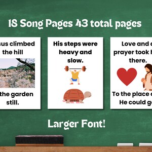 2023 LDS Singing Time | Gethsemane | Primary Music | Singing Time Flip Chart for Primary Come ...
