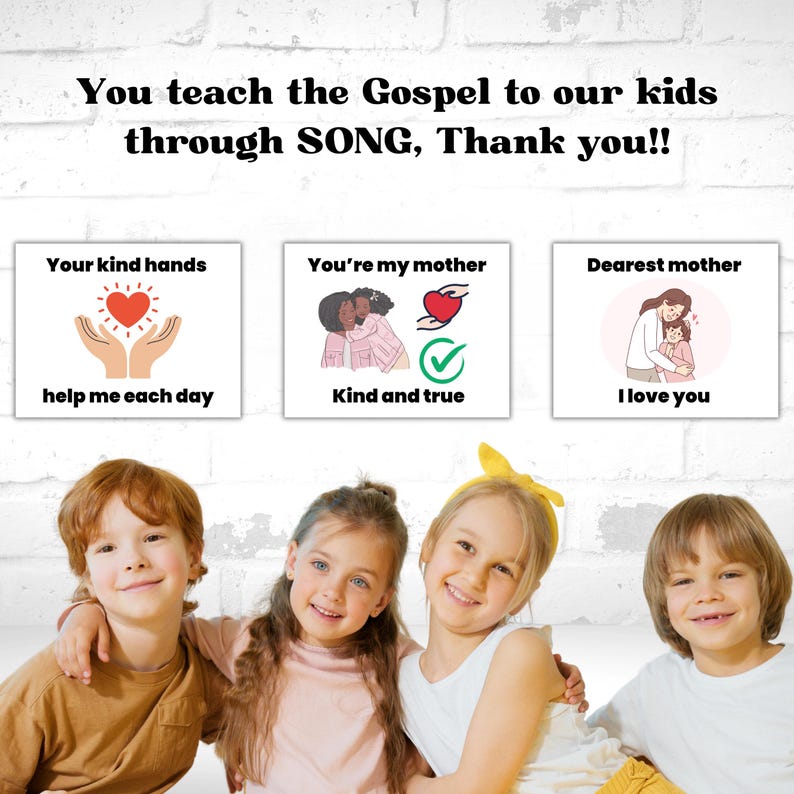 Dearest Mother, I Love You | LDS Primary Music (digital Download) - Etsy