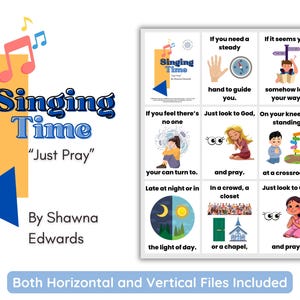 LDS Singing Time | Just Pray by Shawna Edwards | Primary Music | Singing Time Flip Chart for Primary | LDS | Song Visuals | Come Follow 2025
