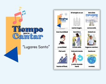 Lugares Santos LDS Singing Time Flipchart: Primary Music (Digital Download) Come Follow Me