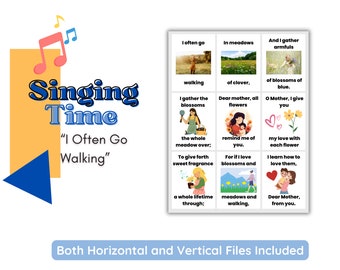 Tiempo de canto SUD: Suelo ir a caminar - Rotafolio de música de la Primaria (Descarga digital)