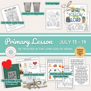 13-19 luglio / Sussidi per le lezioni della Primaria / Vieni e seguimi 2026 / Giosia re / Fhe / Studio in famiglia / Antico Testamento / Ritrova le Scritture perdute