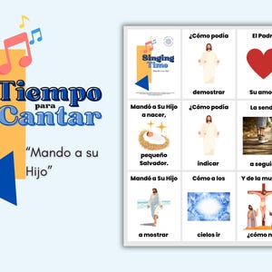 LDS Singing Time | Mando a su hijo | Musica de Primaria | Singing Time flipchart for Primary Come Follow Me | Ven Sigueme