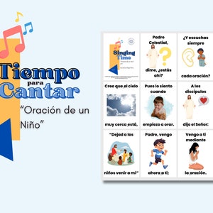 LDS Singing Time / Oración de un Niño / Musica de Primaria / Singing Time flipchart for Primary Come Follow Me / Ven Sigueme