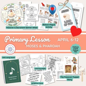 April 6-12 | Grundschulunterricht hilft | Komm Folge mir Altes Testament 2026 | Moses & Pharao | Fhe | Einfache Unterrichtsvorbereitung