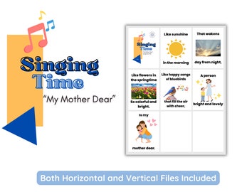 LDS Singing Time | My Mother Dear | Primary Music | Singing Time flipchart for Primary Come Follow Me | Mother's Day Song Idea