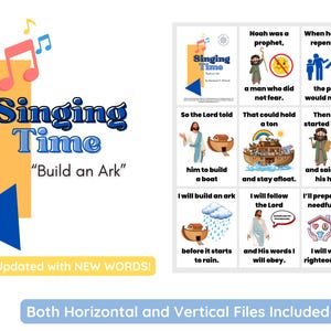 Zbuduj Arkę | Tablica do śpiewania w Dniach Ostatnich | Pieśń ze Starego Testamentu