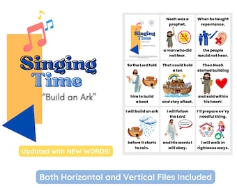 Build an Ark | Lds Singing Time Flipchart | Old Testment Song