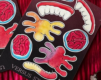 Spooky Gummy Candy Sticker Sheet