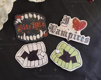 Vampire Themed Sticker Pack