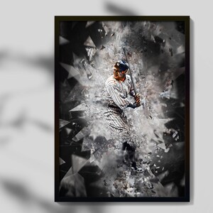 Babe Ruth Poster | Digital Printable | Canvas Wall Art | Baseball ...