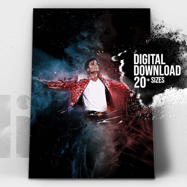 Michael Jackson Poster Printable - Etsy