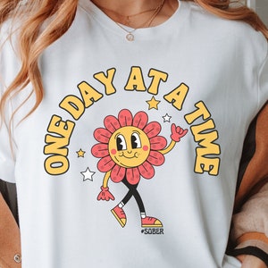 One Day At A Time, Addiction Recovery, Alcoholics Anonymous, 12 Steps, Sober, Sobriety, We Do Recover, Sober Shirt, Sober Gift, Sponsor