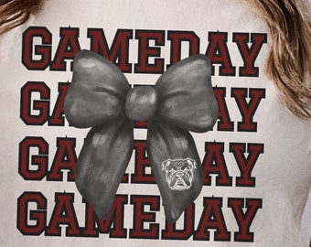 Game Day Bulldogs Shirt, Bow Shirt, Go Bulldogs, Bulldogs, Bulldogs Mascot, Bulldogs Shirt, Bulldogs Baseball, Friday Night Lights, dawgs