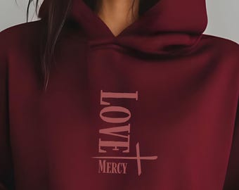 Micah 6:8 Love Mercy Hoodie Scripture Hoodie