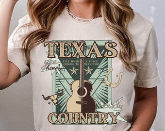 Concert Shirt, Texas Country Tee, Country Music Shirt, Texas Tee, Texas Music Shirt