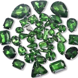 Peridot Clawback Mixed Shapes Pack