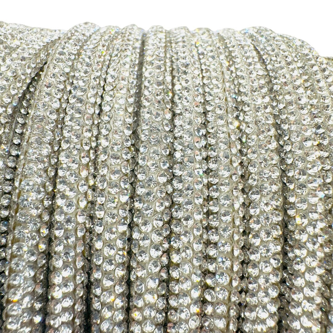 Crystal Clear Corded Rhinestone Rope - Etsy