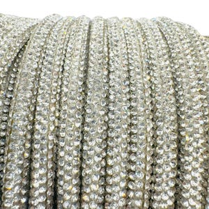 Crystal Clear Corded Rhinestone Rope - Etsy