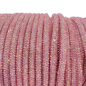 Pink Corded Rhinestone Rope - Etsy