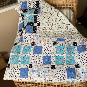 Puppy dog baby blanket set, baby shower gift, gift for new mom,